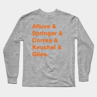 2017 Houston Astros Long Sleeve T-Shirt